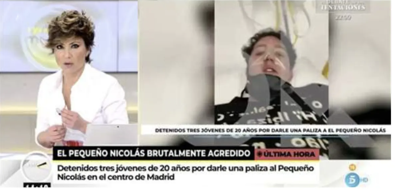 El 'pequeño Nicolás', exconcursante de ‘GH VIP’ pasó la noche en un hospital,. Foto: Captura de pantalla Telecinco El 'pequeño Nicolás', exconcursante de ‘GH VIP’ pasó la noche en un hospital,. Foto: Captura de pantalla Telecinco