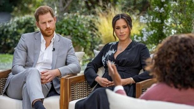 Príncipe Harry y su esposa Meghan Markle