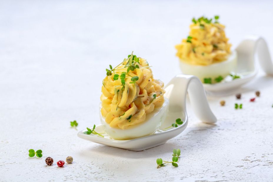Apunta estas recetas para preparar unos huevos rellenos diferentes Foto: bigstock 