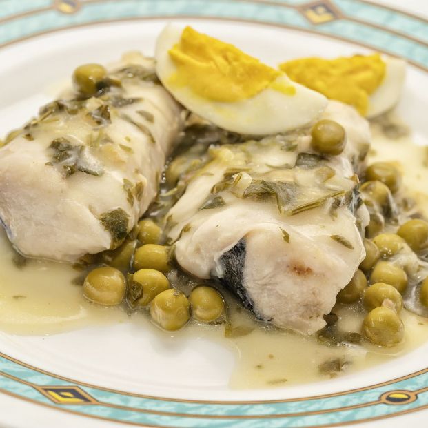 bigstock Hake Fillets In Green Sauce Wi 396709958