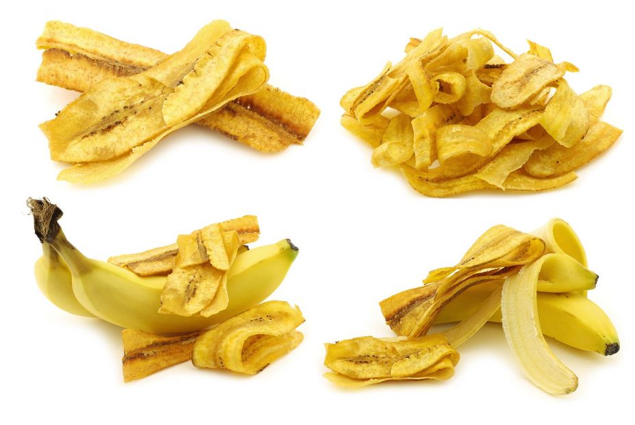 bigstock freshly baked banana chips and 400817831