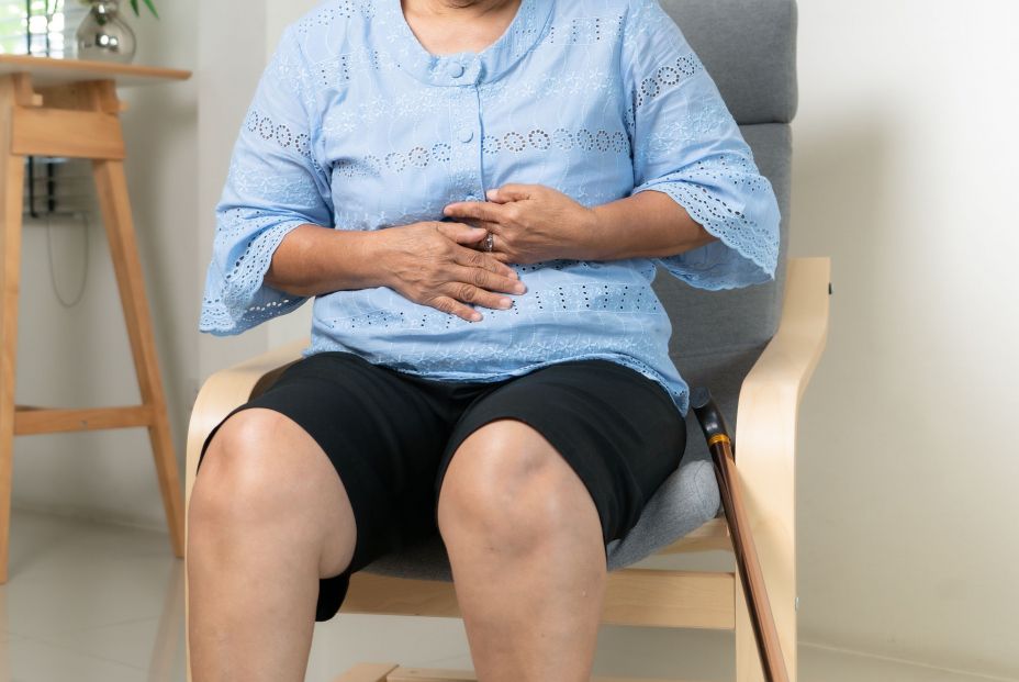 bigstock Senior Woman Suffering From Ac 377143150