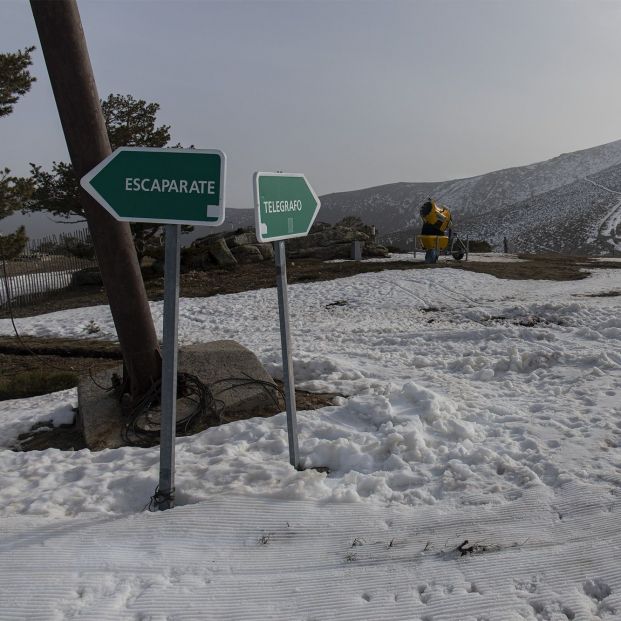 Transición Ecológica obliga a cerrar la Estación de esquí de Navacerrada. Esta es su historia. Foto: Europa Press
