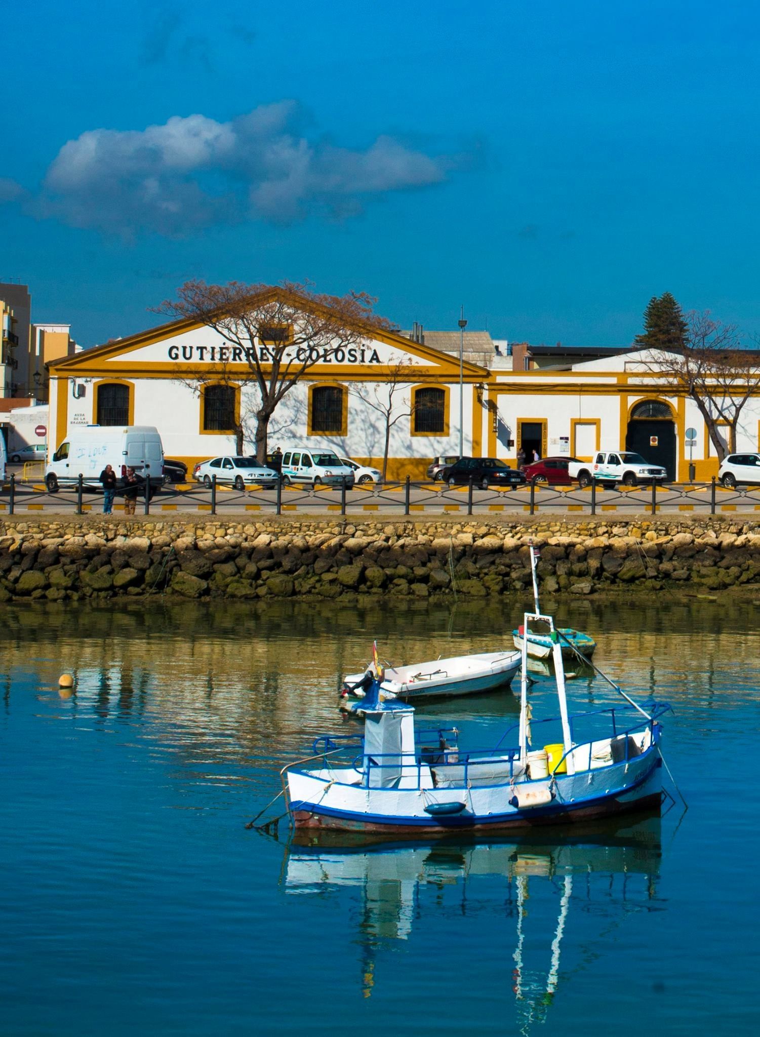 La mar, el sol y el vino en una copa de fino