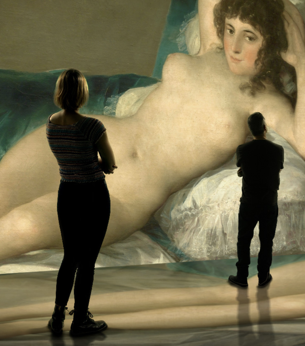 Las obras de Goya cobran vida en una exposición inmersiva. Foto: #InGoya