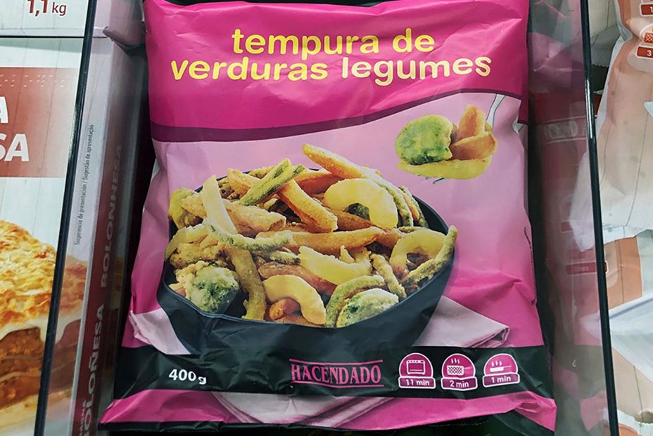 mercadona tempura verduras 