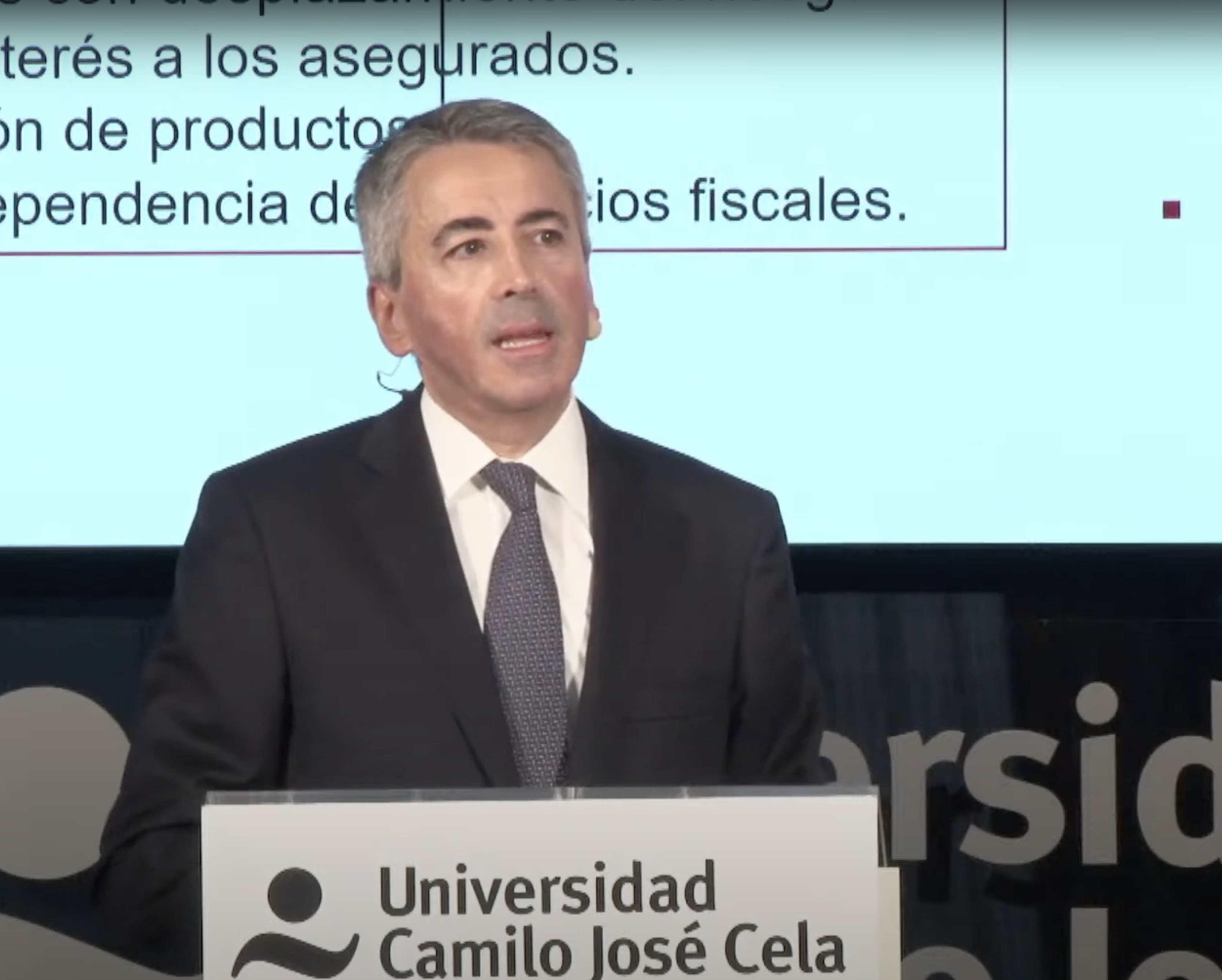Álvarez Camiña: "Los seguros de vida-ahorro deberán depender menos de incentivos fiscales"
