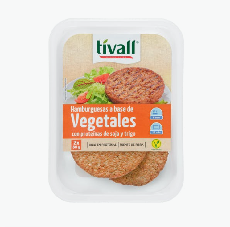 Hamburguesa vegetal Mercadona