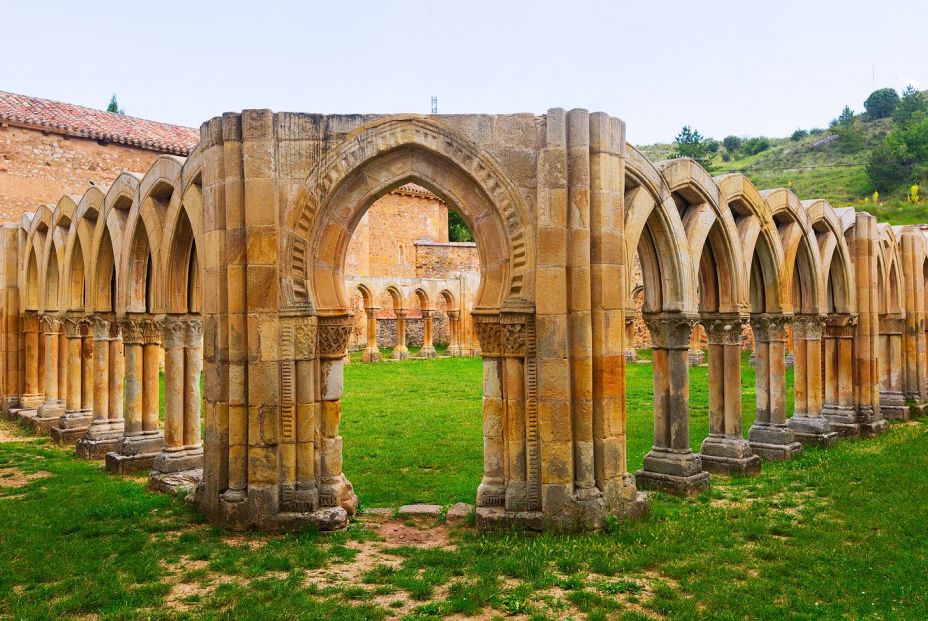 bigstock Gothic Cloister Of San Juan De 370056433