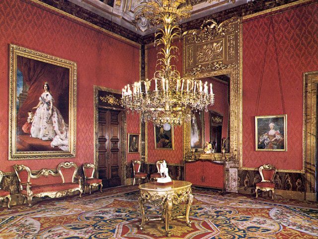  Saleta de María Cristina. Palacio Real. Foto, Pinterest