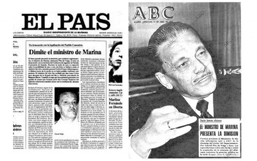 Dimisión del almirante Gabriel Pita de Veiga Dimisión del almirante Gabriel Pita de Veiga