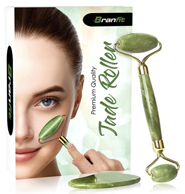 Juego de rodillo de jade y herramienta de Gua Sha en Amazon