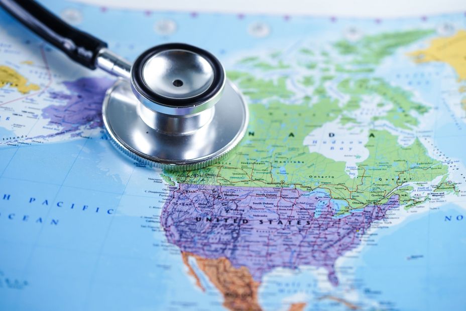 Mapa del mundo. Seguro de viajes (bigstock) Mapa del mundo. Seguro de viajes (bigstock)