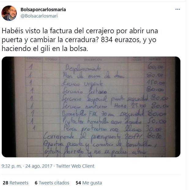 ¿1.066 euros por abrir una puerta? Sigue estos consejos para evitar facturas de cerrajeros abusivas