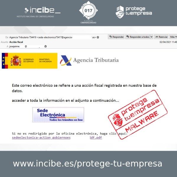 Alerta por un fraude que suplanta a la Agencia Tributaria