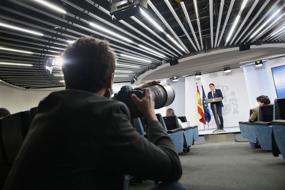 El presidente del Gobierno, Pedro Sánchez