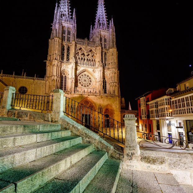 bigstock Gothic Cathedral Of Burgos At  410472787