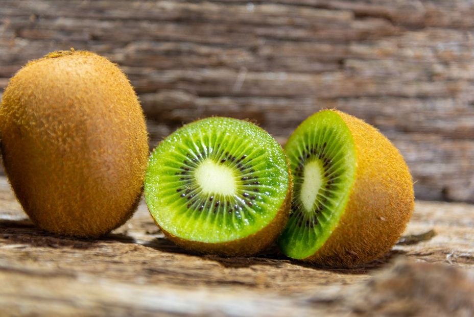 bigstock Kiwi Fruits In Natura And In H 373470574