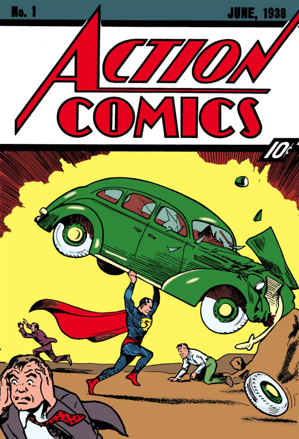 Portada del 'Action Comics nº1', el debut de Superman. / DC COMICS