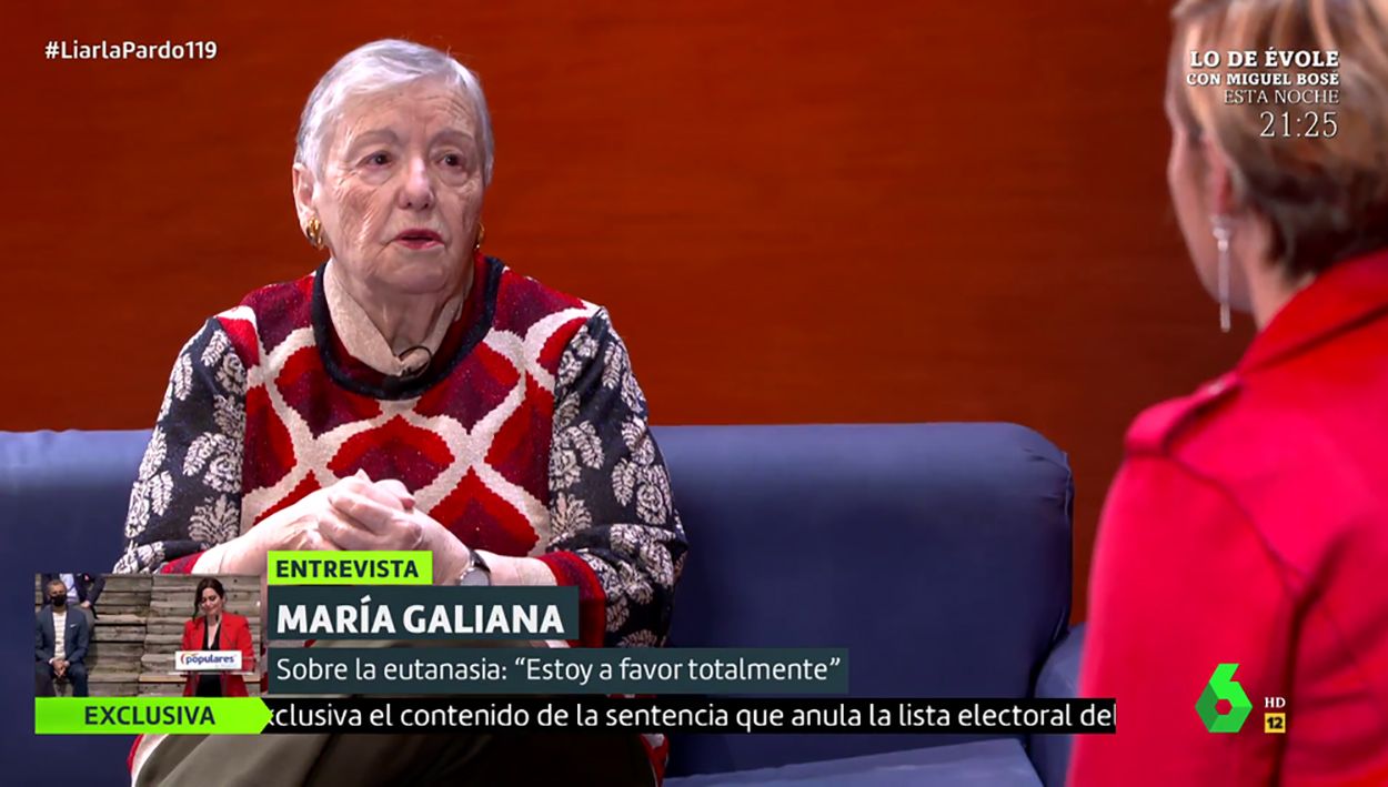 María Galiana: "La sensación de que me queda muy poco me da una pena horrorosa"