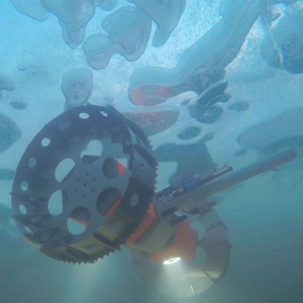 Un robot submarino analiza el riesgo del 'Glaciar del Juicio Final'. Foto: Europa Press Un robot submarino analiza el riesgo del 'Glaciar del Juicio Final'. Foto: Europa Press