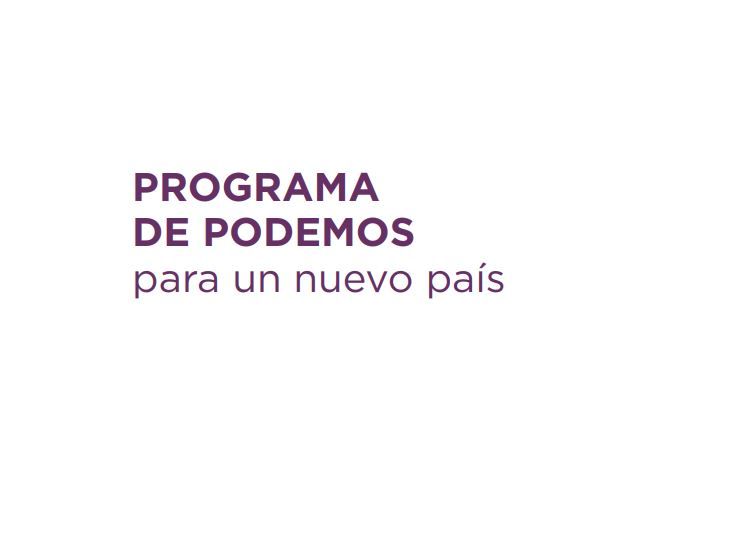 Podemos Programa