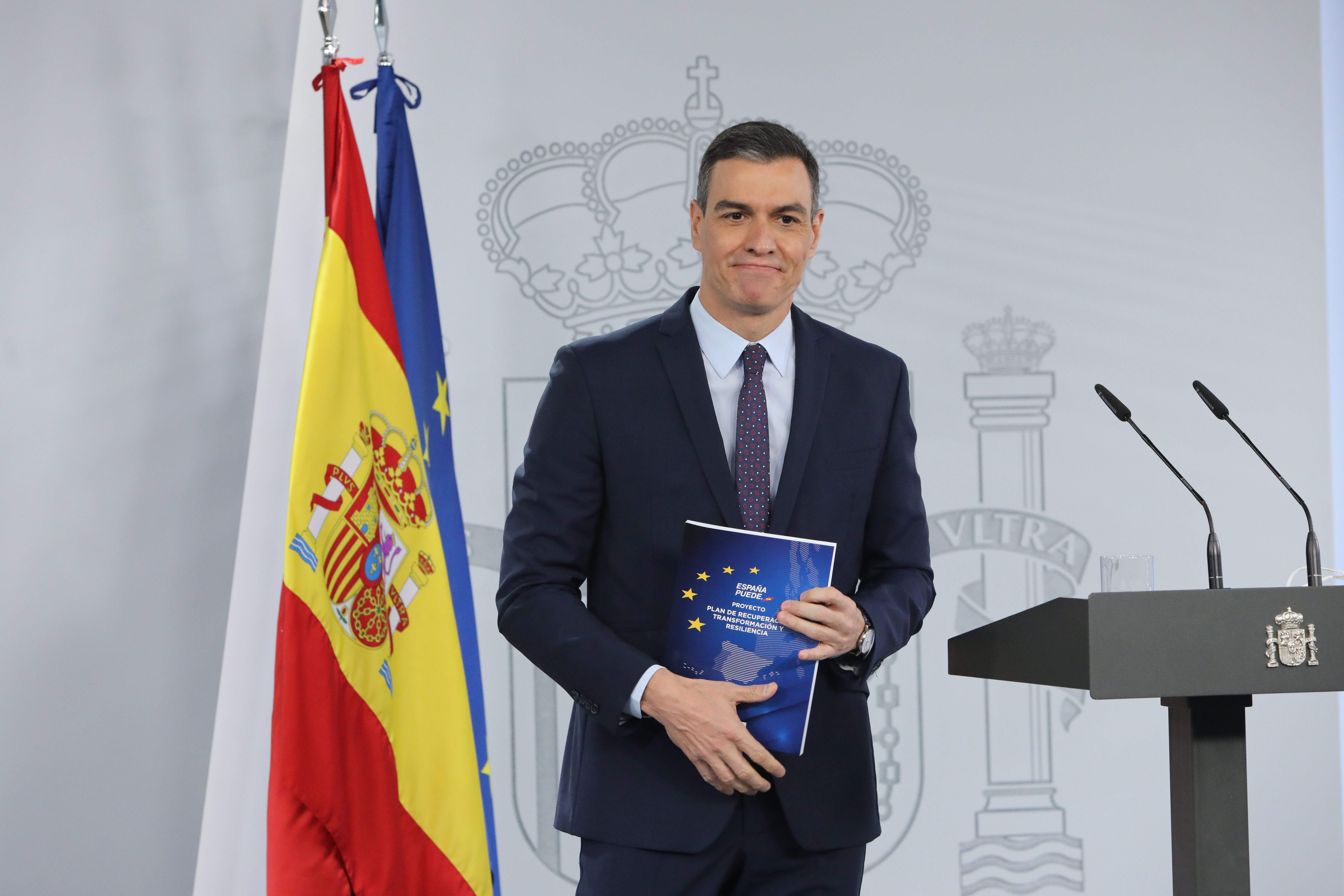 El presidente del Gobierno, Pedro Sánchez