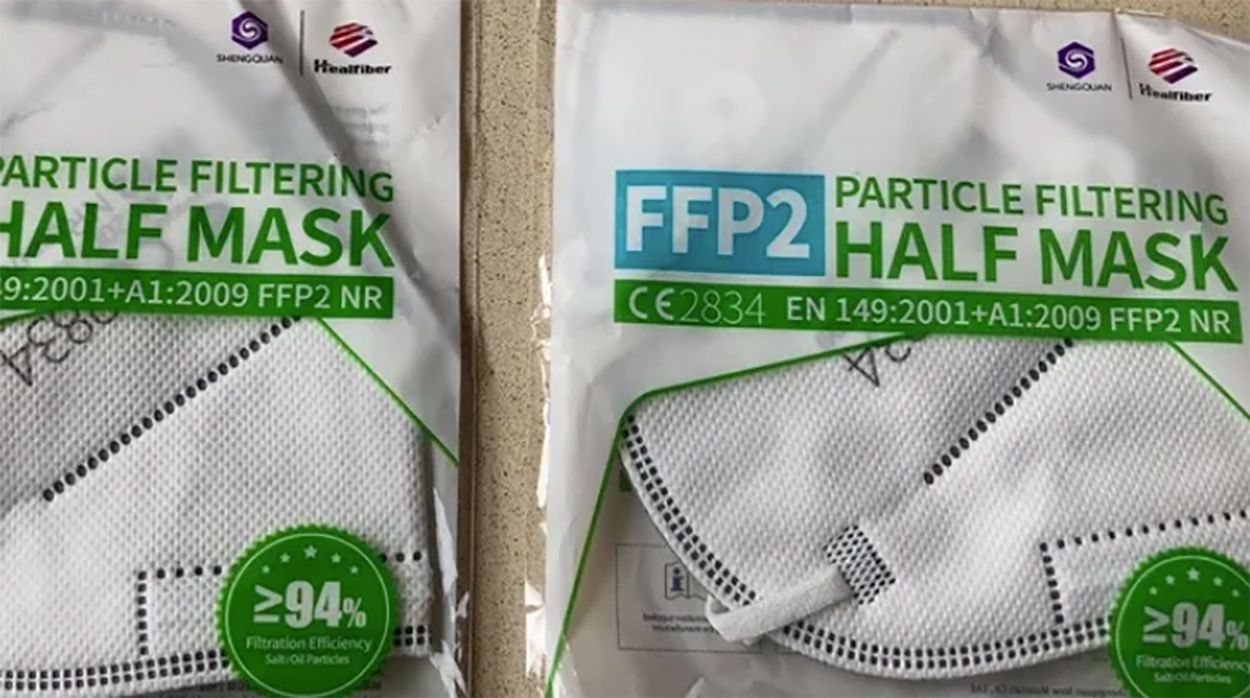 País Vasco y Castilla y León retiran las mascarillas FFP2 hechas con grafeno