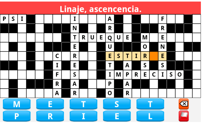 Crucigrama Español app