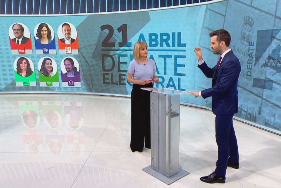 Debate electoral en Telemadrid