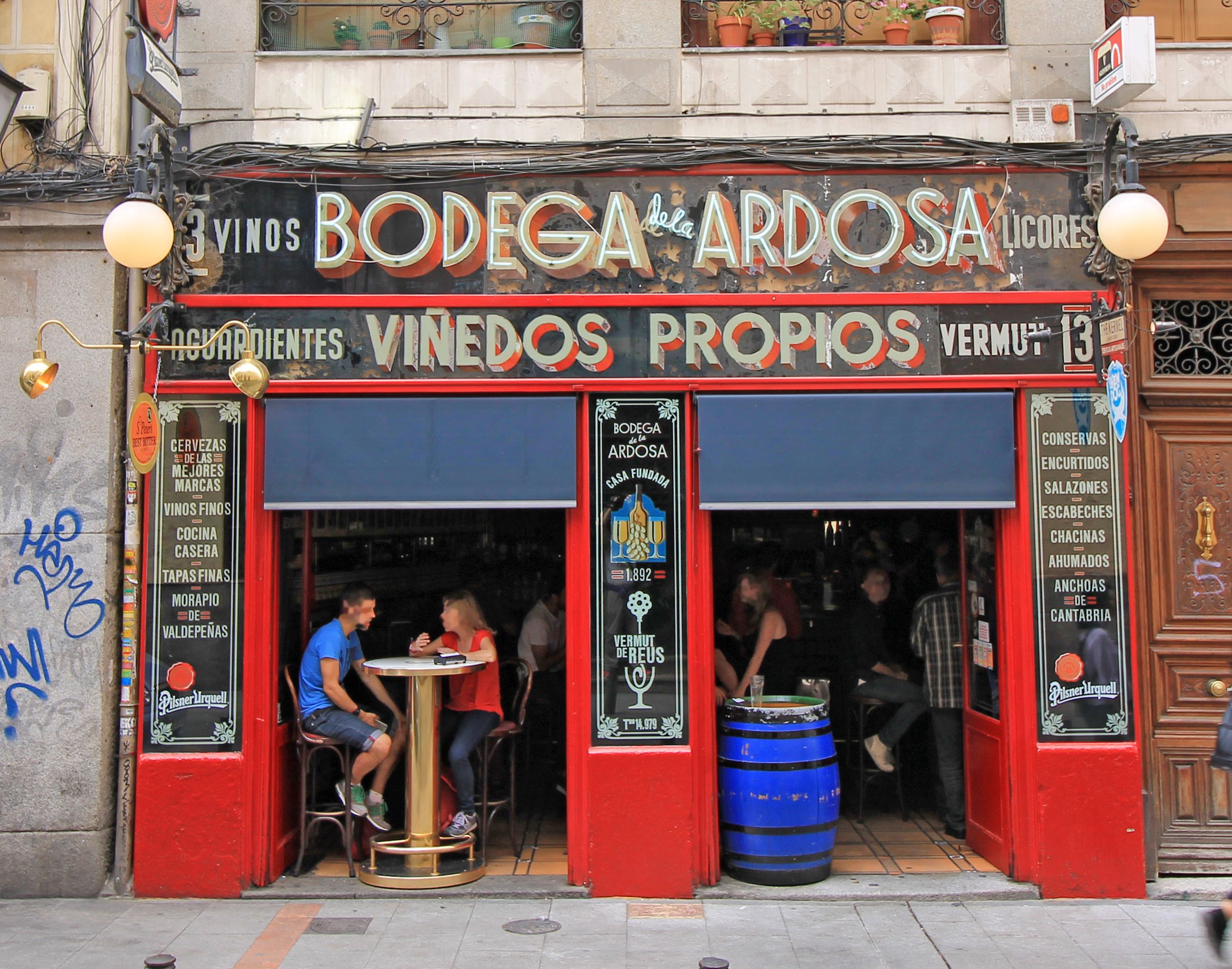 Bodega de la Ardosa. Foto: Wikipedia