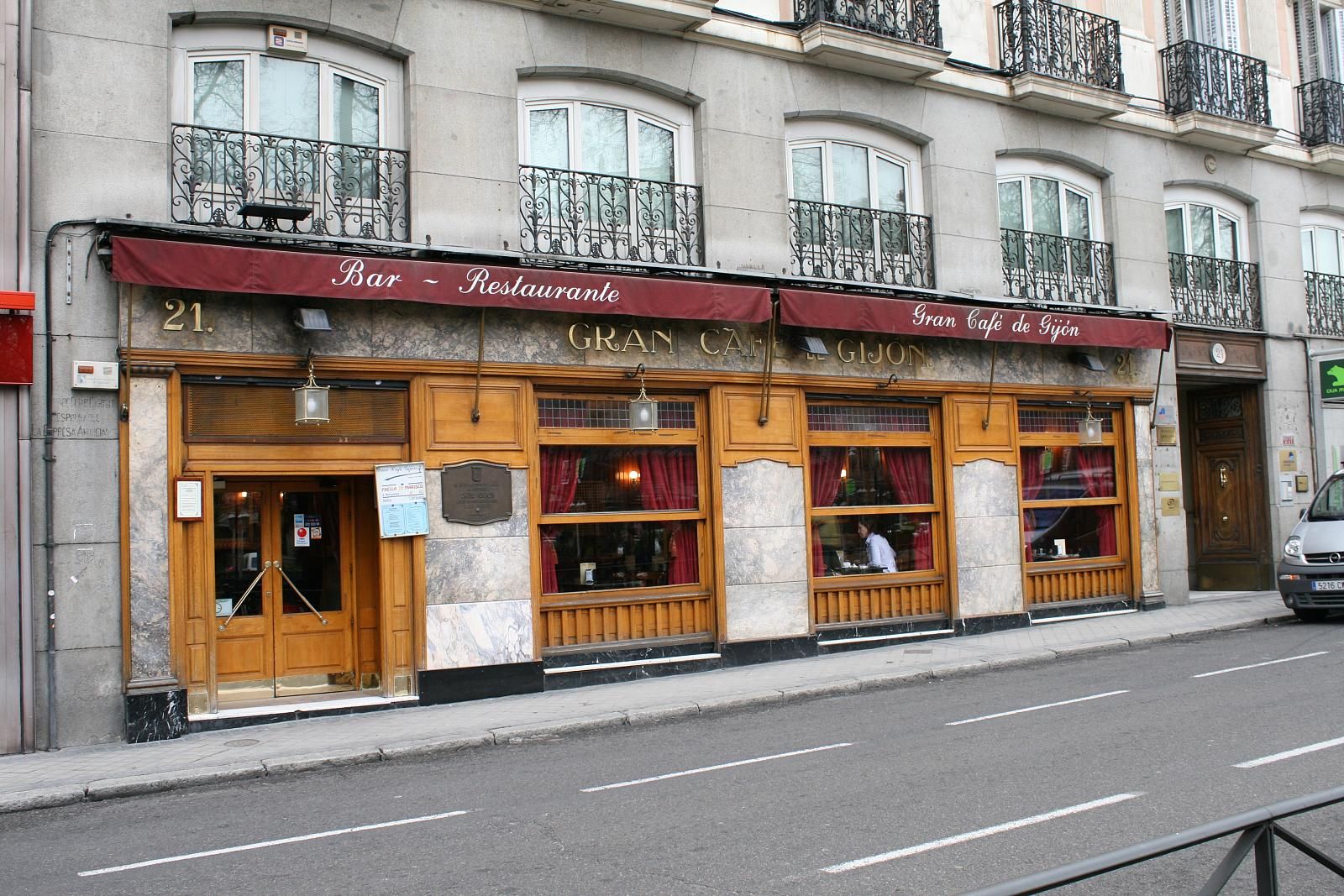 Café Gijón. Foto: Wikipedia