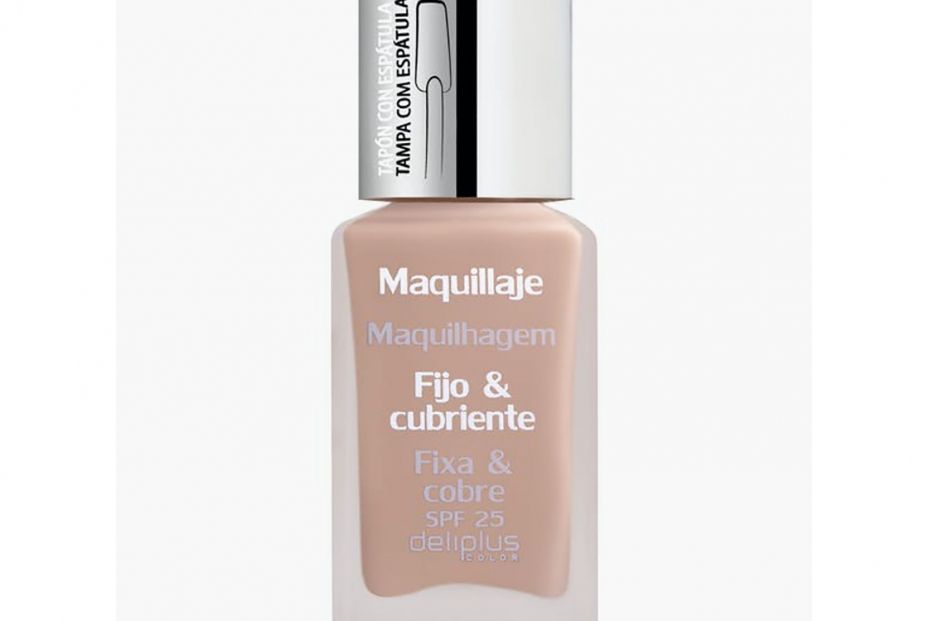 Maquillaje fluido Deliplus fijo & cubriente