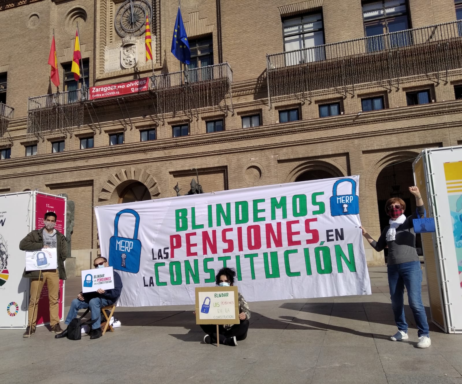 Mensaje de los pensionistas a Escrivá: "No vamos a permitir la privatización del sistema"