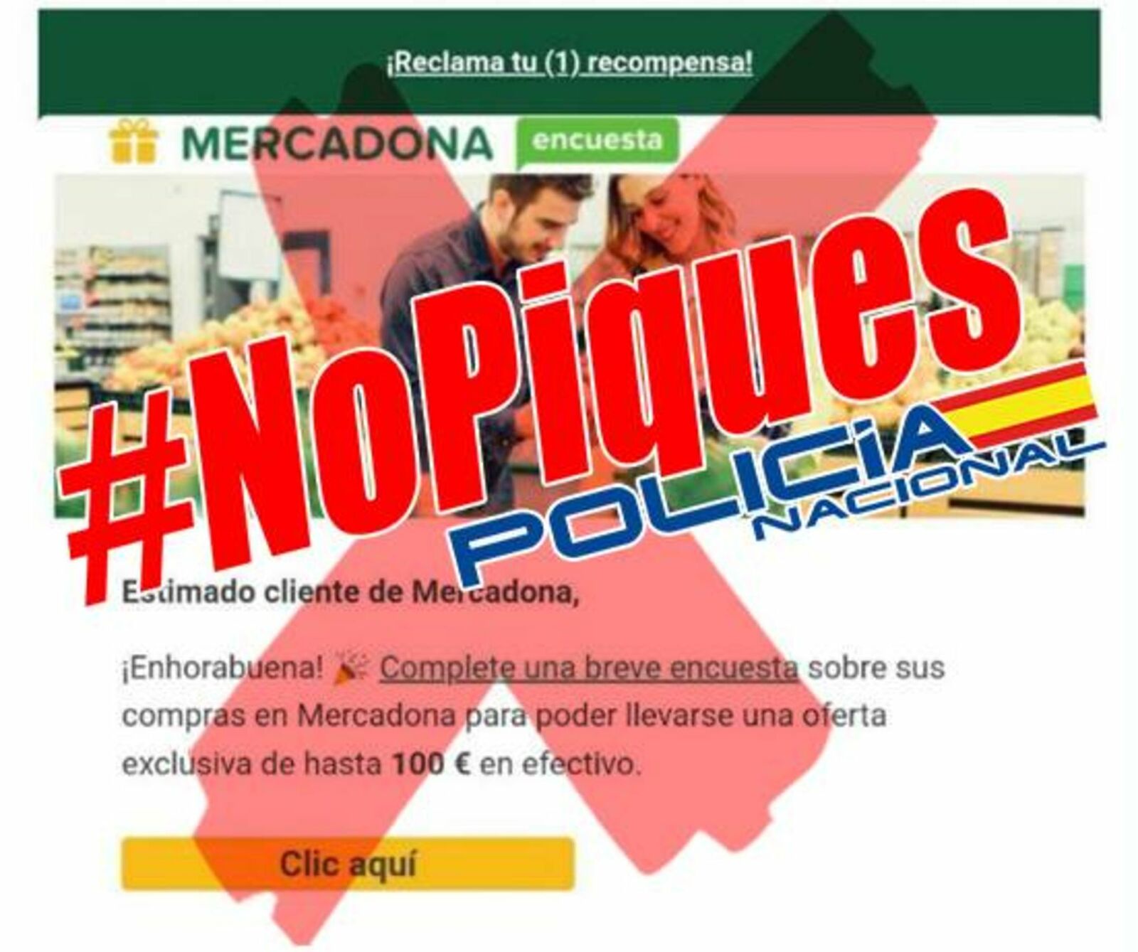 ¡No piques! Una estafa masiva en internet se hace pasar por Mercadona