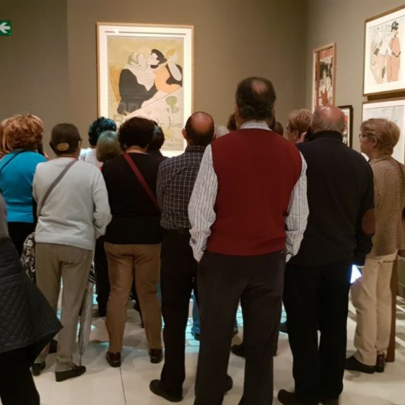 Miembros de UMER visitan Caixa Forum. 