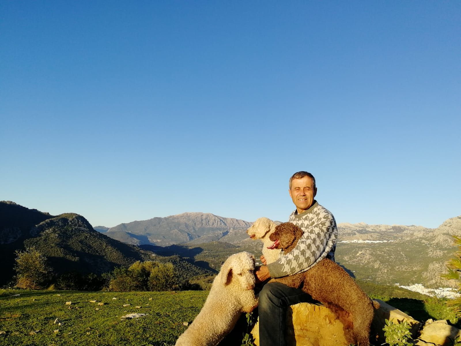 Terapia con perros, un remedio para luchar contra la soledad de los mayores.