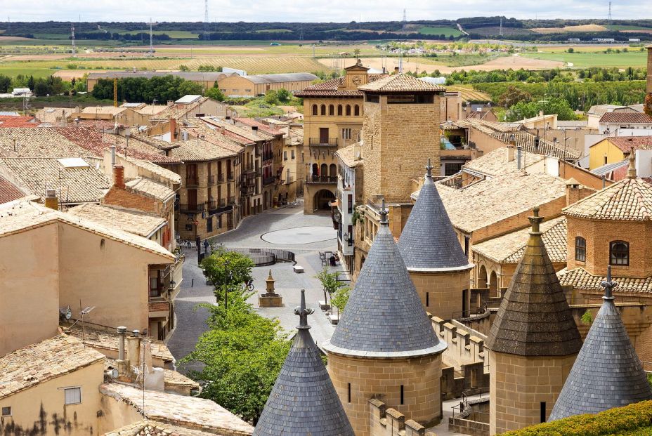 bigstock Historical Village In Navarra  182762926