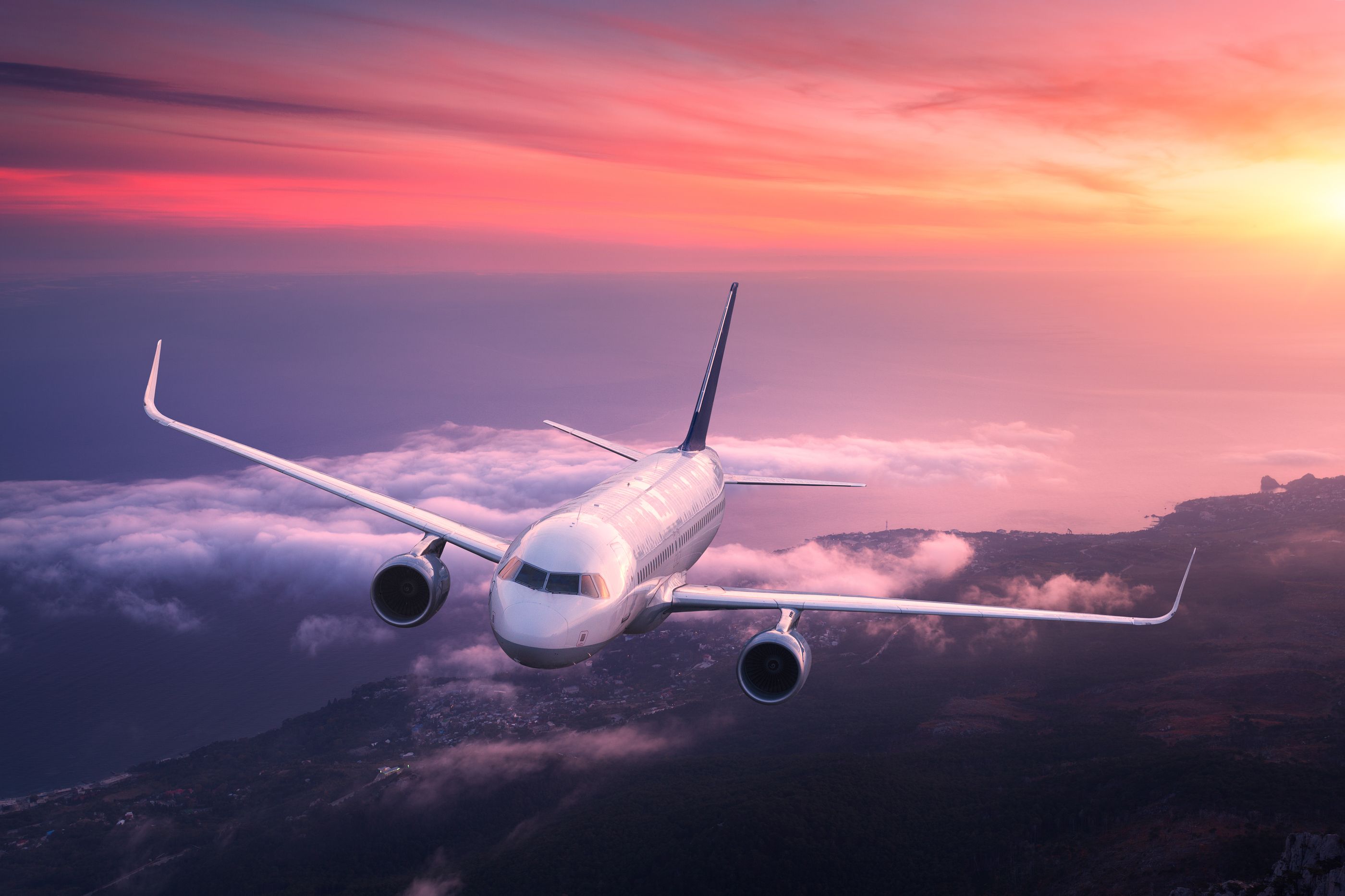 Avión. Cuatro jóvenes residentes de un hospital salvan la vida a una mujer en pleno vuelo 