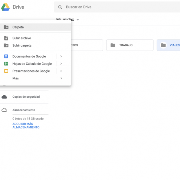 Almacenar documentos en Google drive. Imagen5