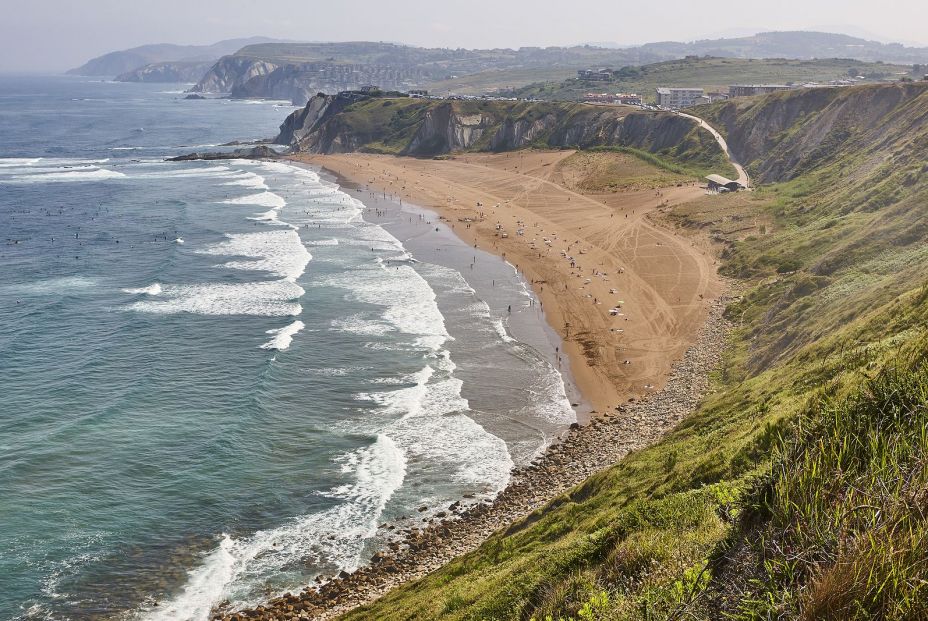 bigstock Spanish Sandy Coastline With S 341640478