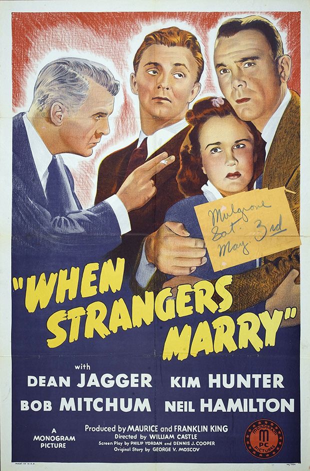 Cartel de la película 'When strangers Marry'