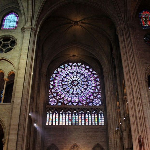 Uno de los Rosetones de Notre Dame. Wikipedia