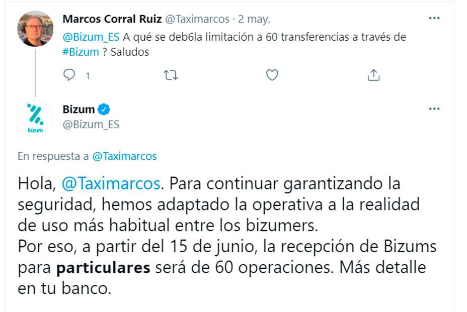 Este es verdadero motivo por el que Bizum limita el número de operaciones entre particulares