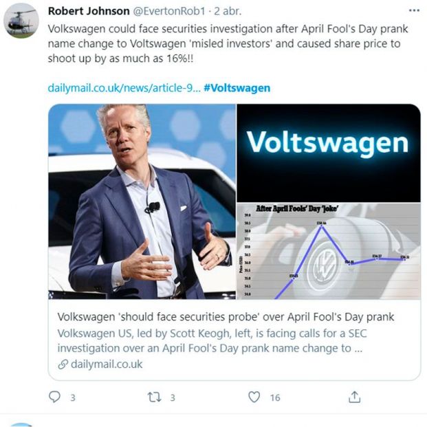 Volkswagen: esta broma le puede costar millones al fabricante automovilístico