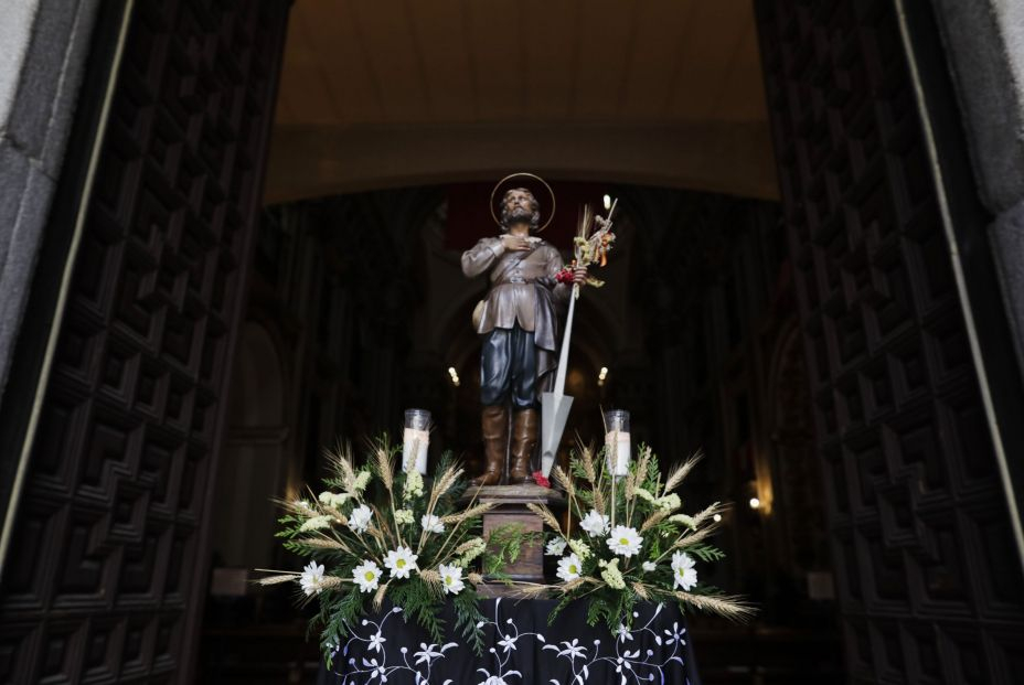 Imagen de San Isidro Labrador, patrón de la ciudad de Madrid. Foto: Jesús Hellín / Europa Press