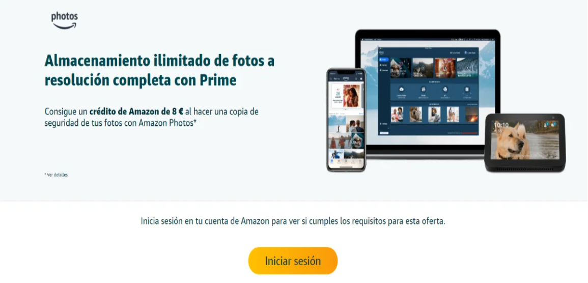 Amazon ofrece 8 euros