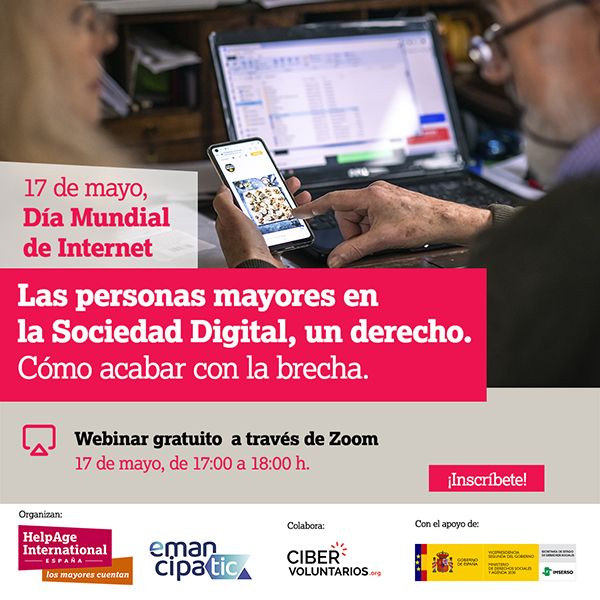 Organizan un webinar sobre “Las personas mayores en la Sociedad Digital, un derecho"