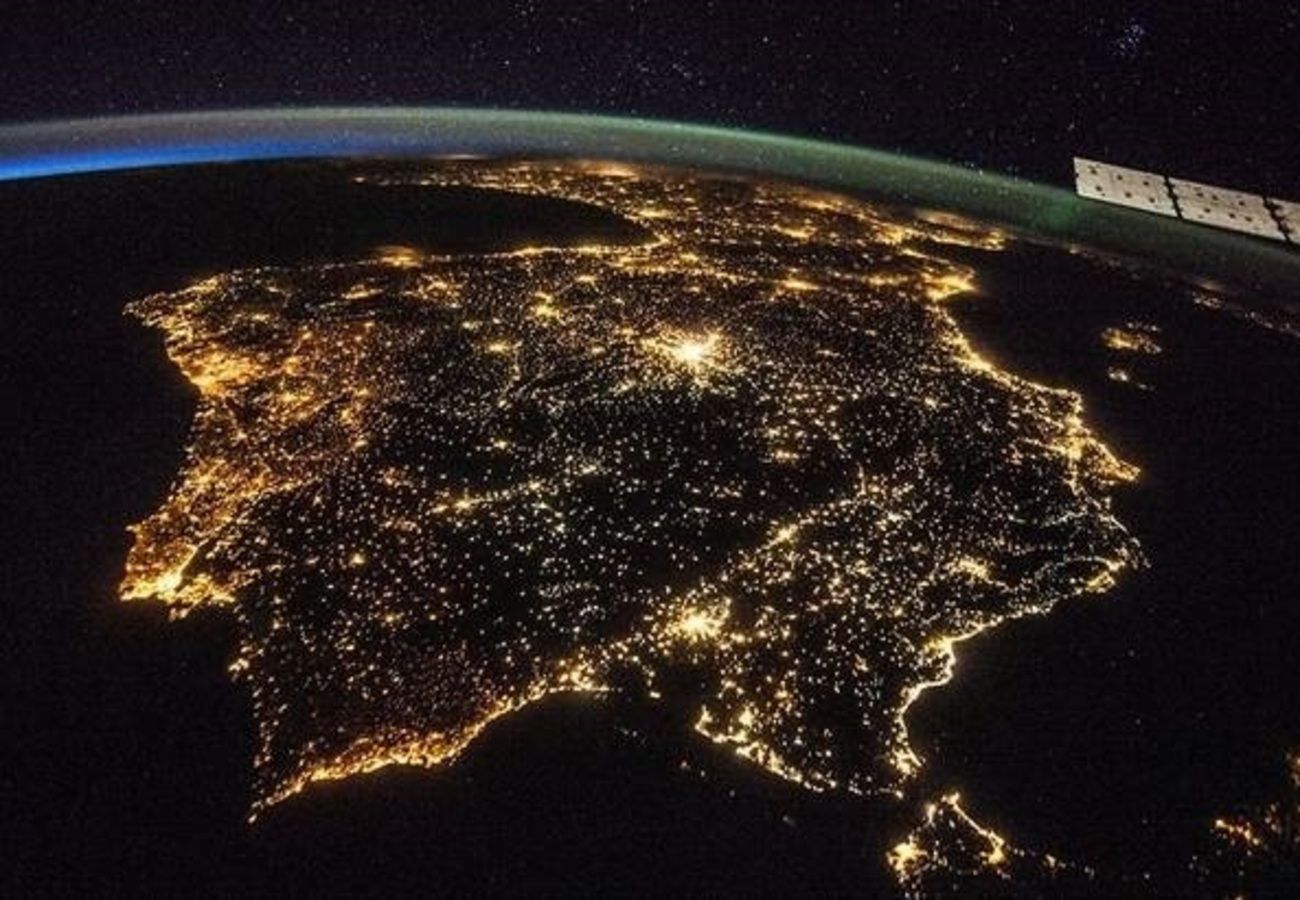 Un astronauta observa España desde el espacio, habla de una ciudad y se hace viral. Foto: Europa Press
