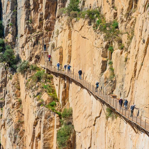 El puente colgante más largo del mundo está en Portugal. Caminito del Rey Foto: bigstock